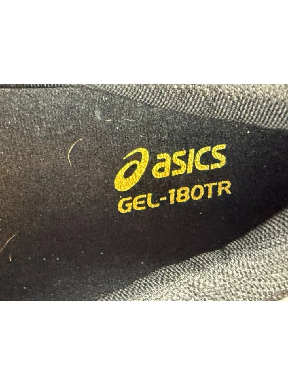 NEW ASICS GEL 180TR LEATHER WHITE BLACK GOLD Trail Running Shoe Men’s Sz 9 - Picture 8 of 10